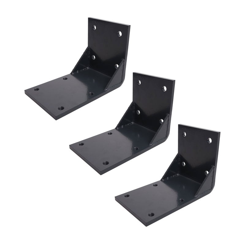 Zestaw 3 adapterów sufitowych do markiz kasetonowych T124, uchwyt do montażu sufitowego ~ antracytowy