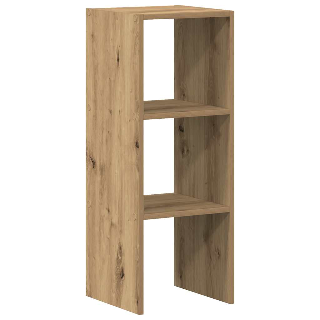 Bibliothèque pour Séjour en Bois Marron H. 80 x l. 30 x P. 30 cm - 6