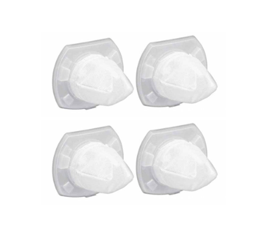 4 sztuki białych filtrów, 4 sztuki, filtr do odkurzacza, akcesoria do filtrów do odkurzacza, filtr do odkurzacza