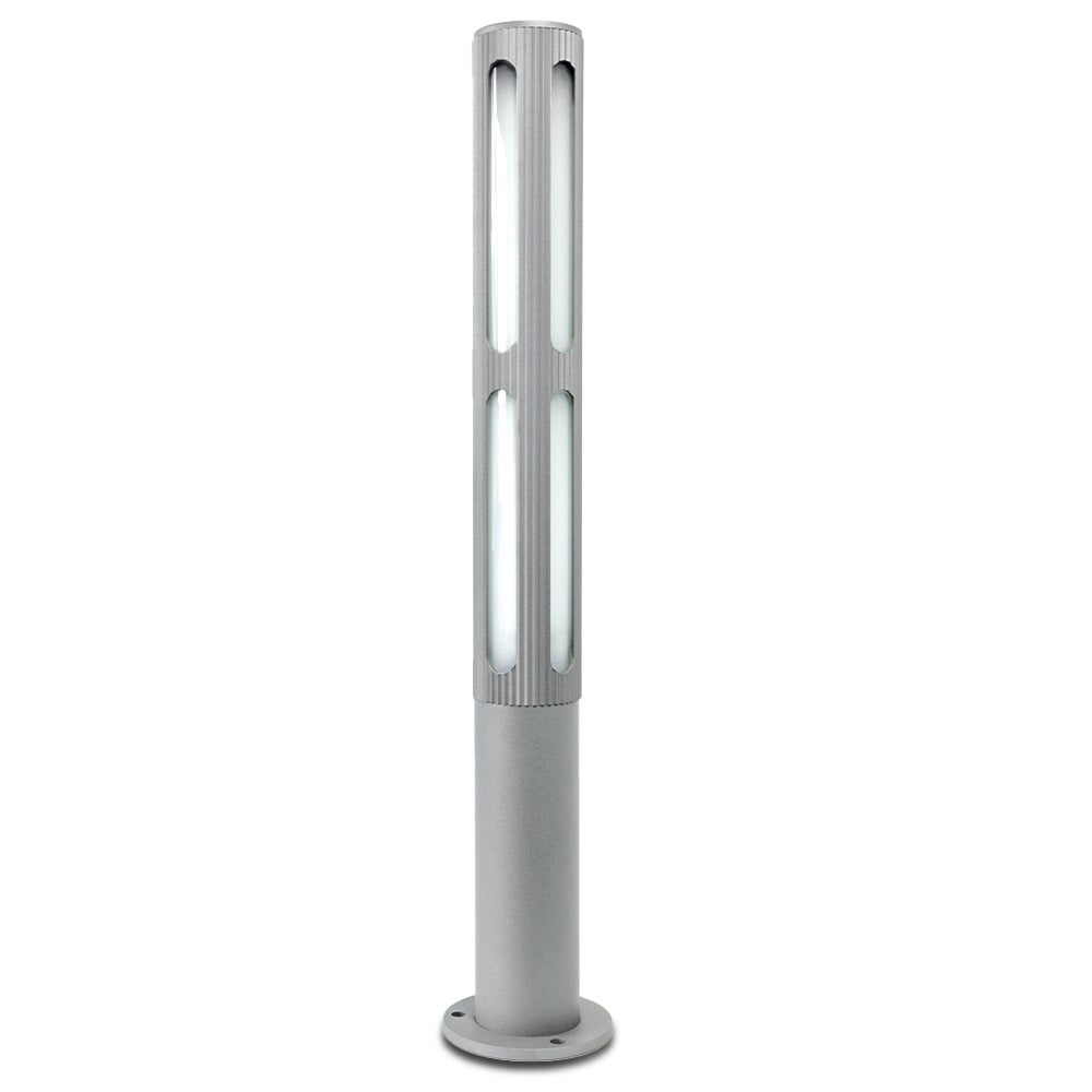 Lampe de jardin extérieur sur pied borne lumineuse Aluminium 85cm 230V - 2