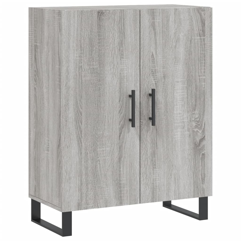 Buffet - Meuble de Rangement - Bahut sonoma gris 69,5x34x90 cm bois d ...