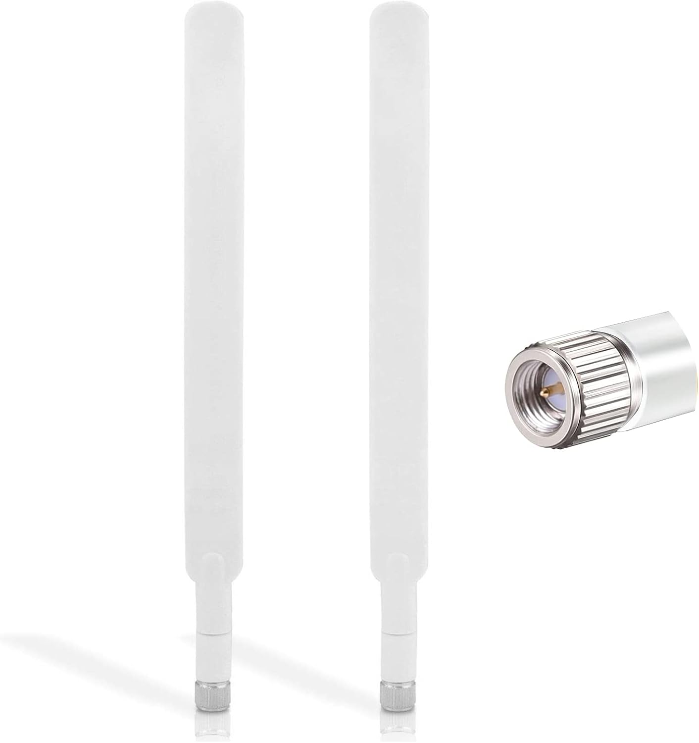 2 szt. antena SMA 4G LTE, męska antena komórkowa WiFi 10 dBi, wzmacniacz sygnału routera, wzmacniacz sygnału do urządzeń mobilnych Huawei, Netgear, ZT
