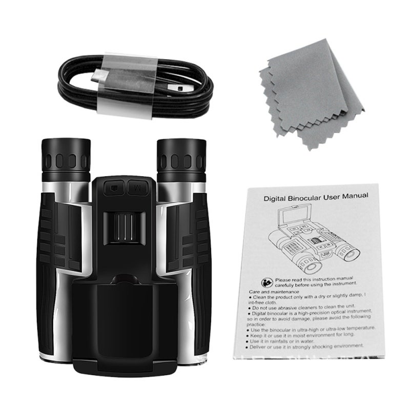Digital Binoculars Outdoor Camping Telescope 12x32 Video Photo Recorder with 2.4 Inch LCD Display - 6
