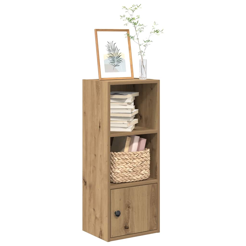 Bibliothèque pour Bureau en Bois Marron H. 77 x l. 31 x P. 24 cm - 2