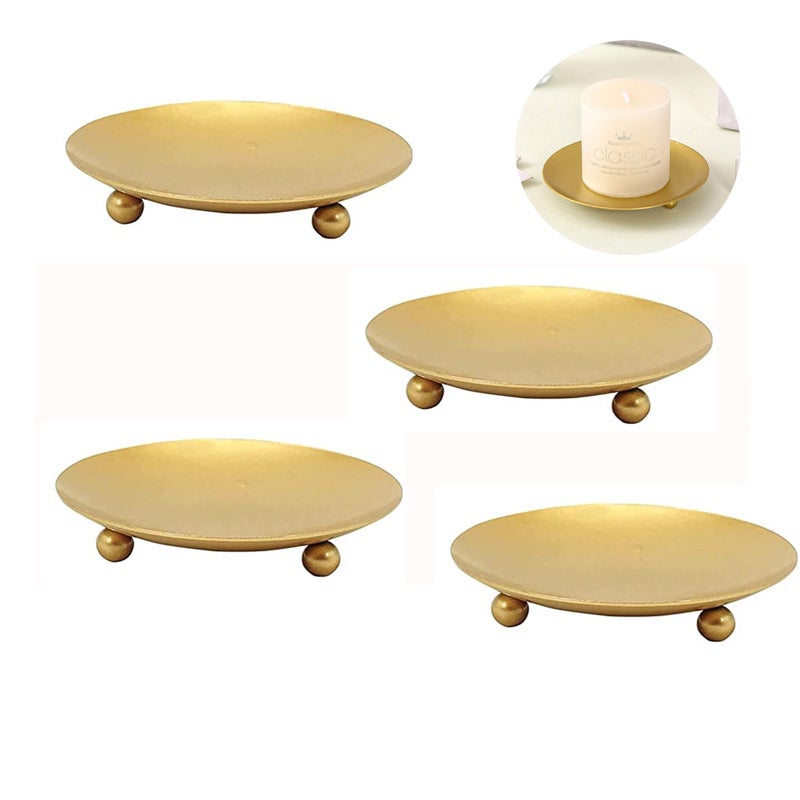 Anndason Lot de 6 bougeoirs dorés pour décoration d'intérieur, mariage, dîner, fête, anniversaire de mariage Anndason Lot de 6 bougeoirs dorés pour décoration d'intérieur, mariage, dîner, fête, anniversaire de mariage