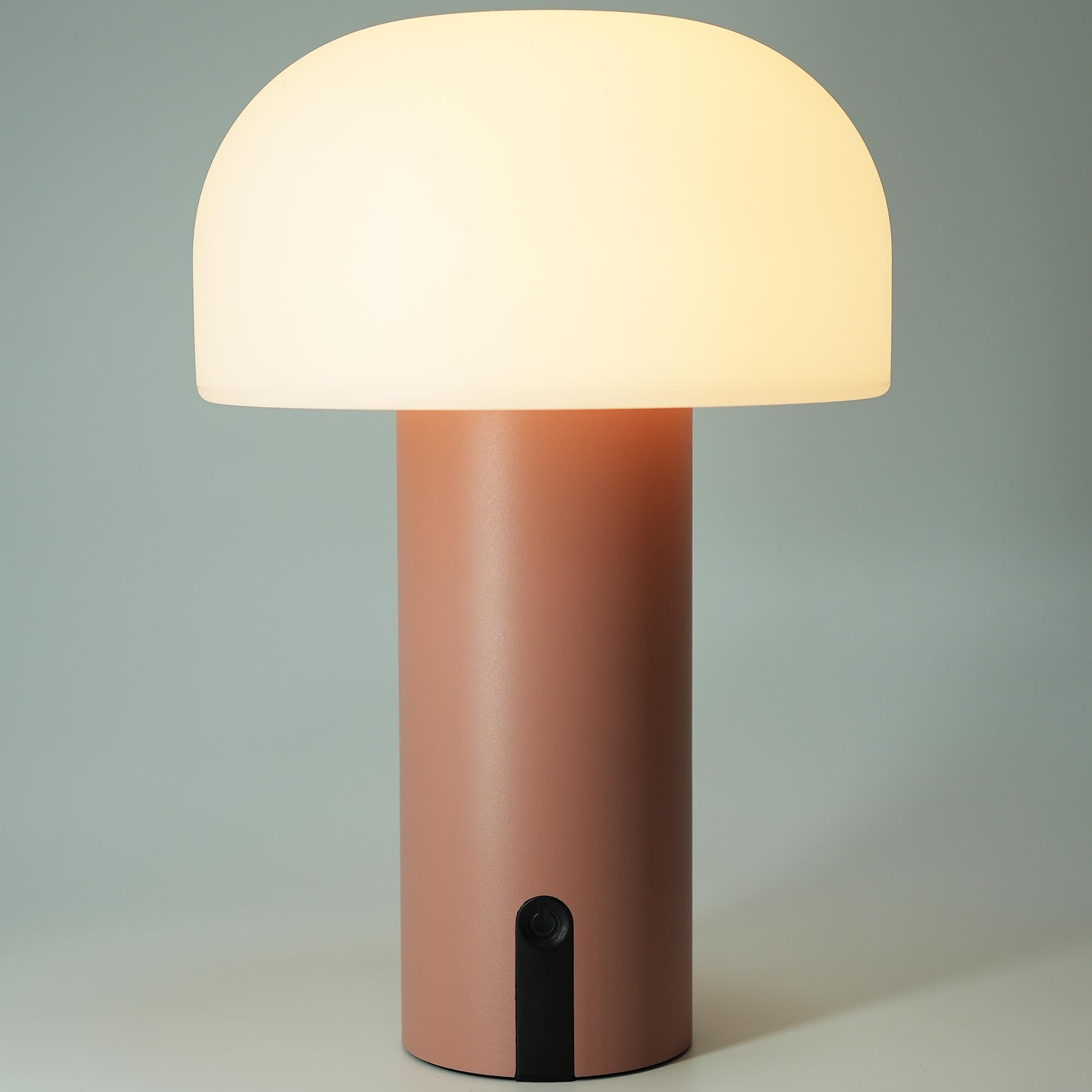 Bezprzewodowa lampka grzybek, lampka nocna ze ściemniaczem, mała dotykowa lampka stołowa na szafkę nocną do sypialni