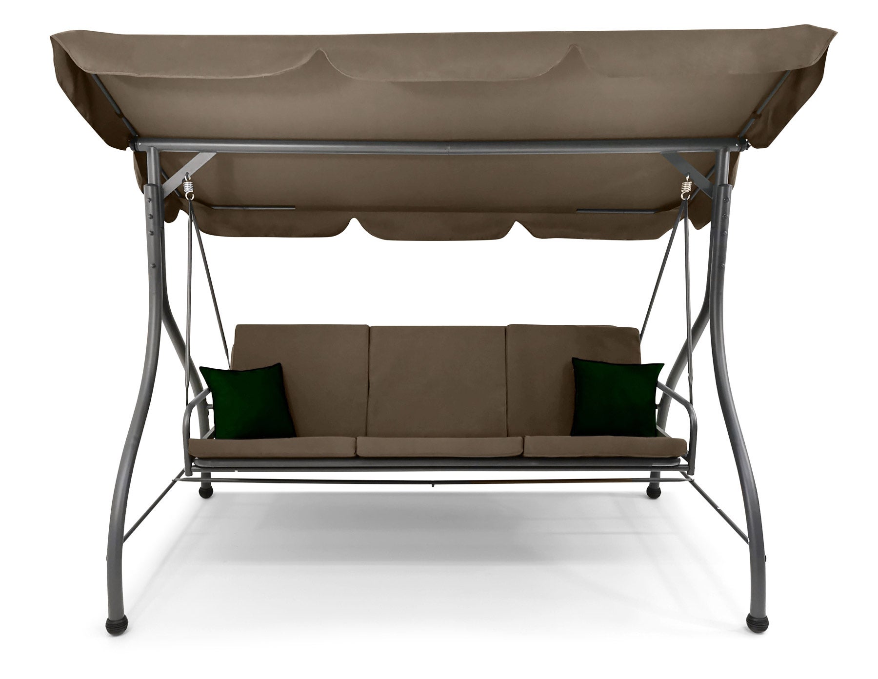 Rozkładana huśtawka ogrodowa XXL leżanka z daszkiem Casablanca beżowa