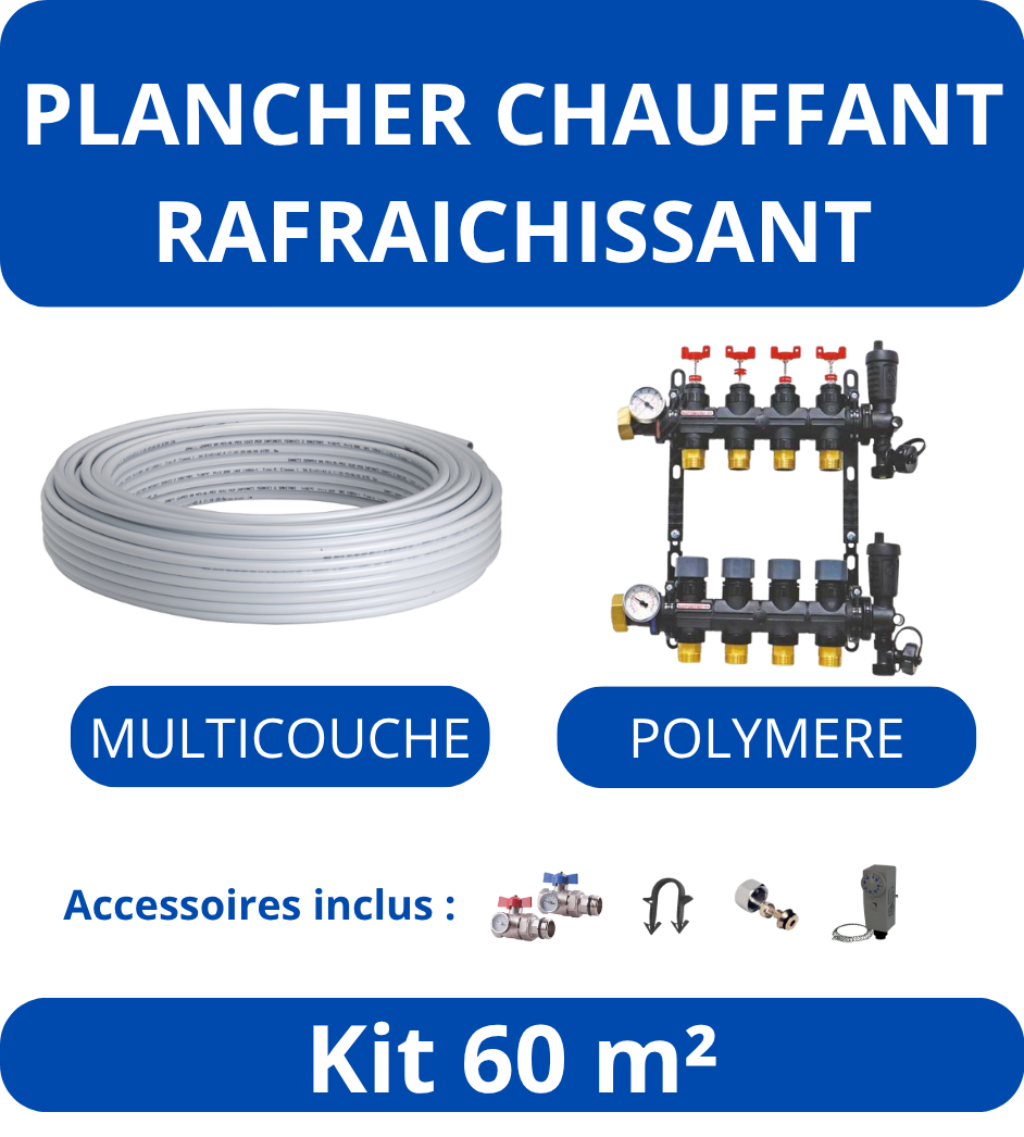 Kit Plancher Chauffant 60 m²Tube Multicouche Collecteur Polymere — free download