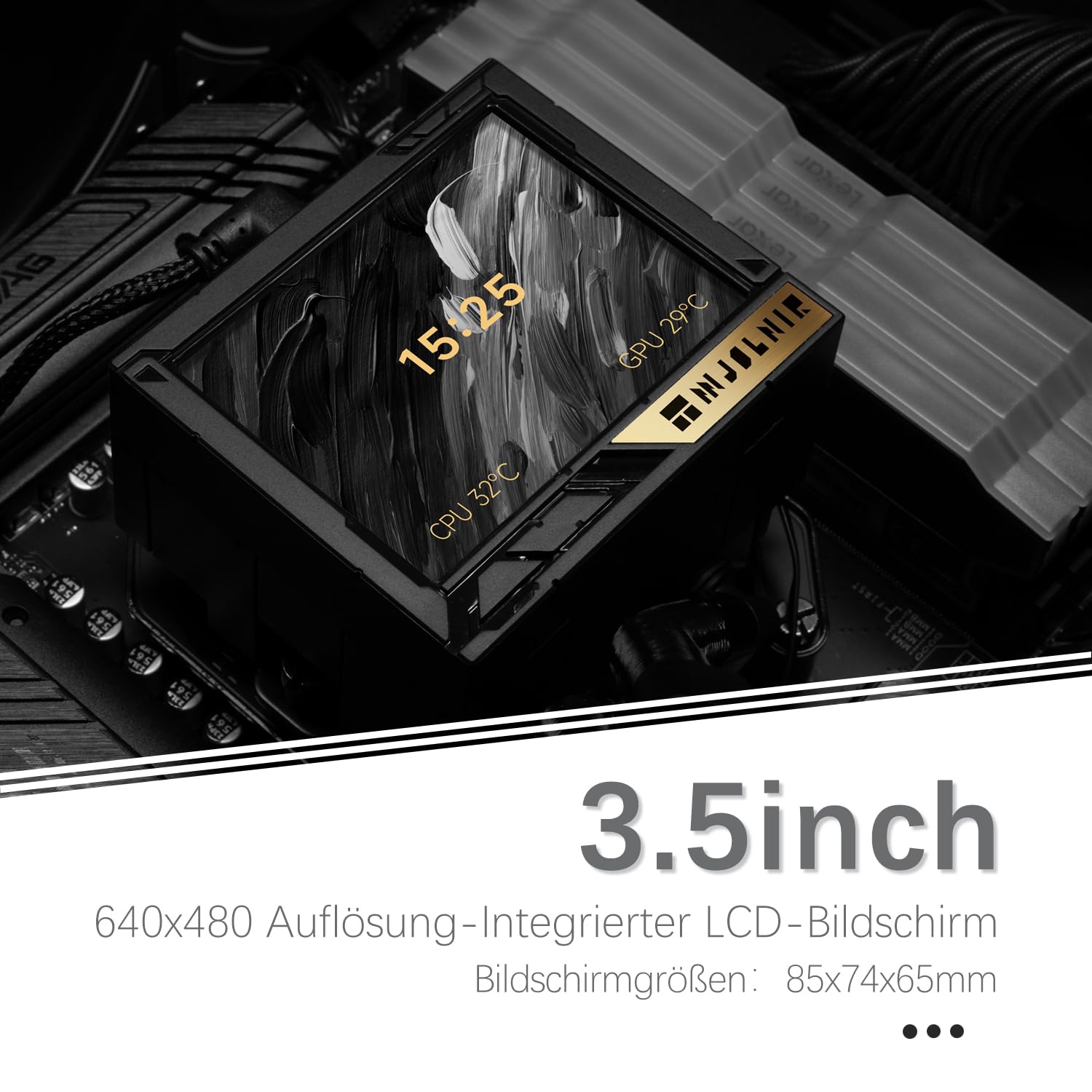 Refroidisseur CPU AIO noir ARGB TR-Thermalright Mjolnir Vision 360 UB ...