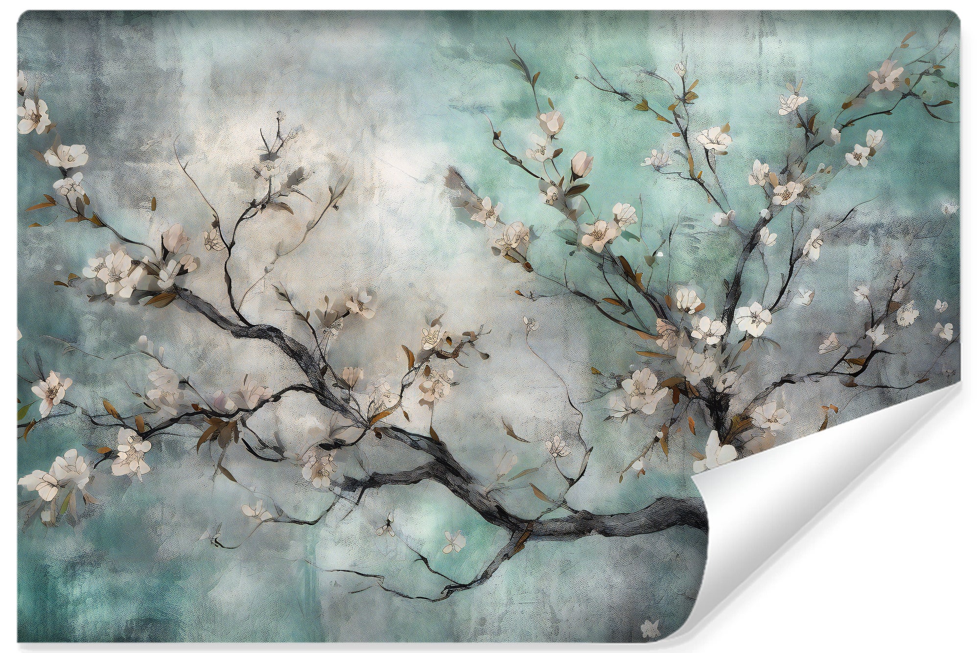 Vilene papel pintado fotografia salon flor de cerezo naturaleza 270cm x 180cm
