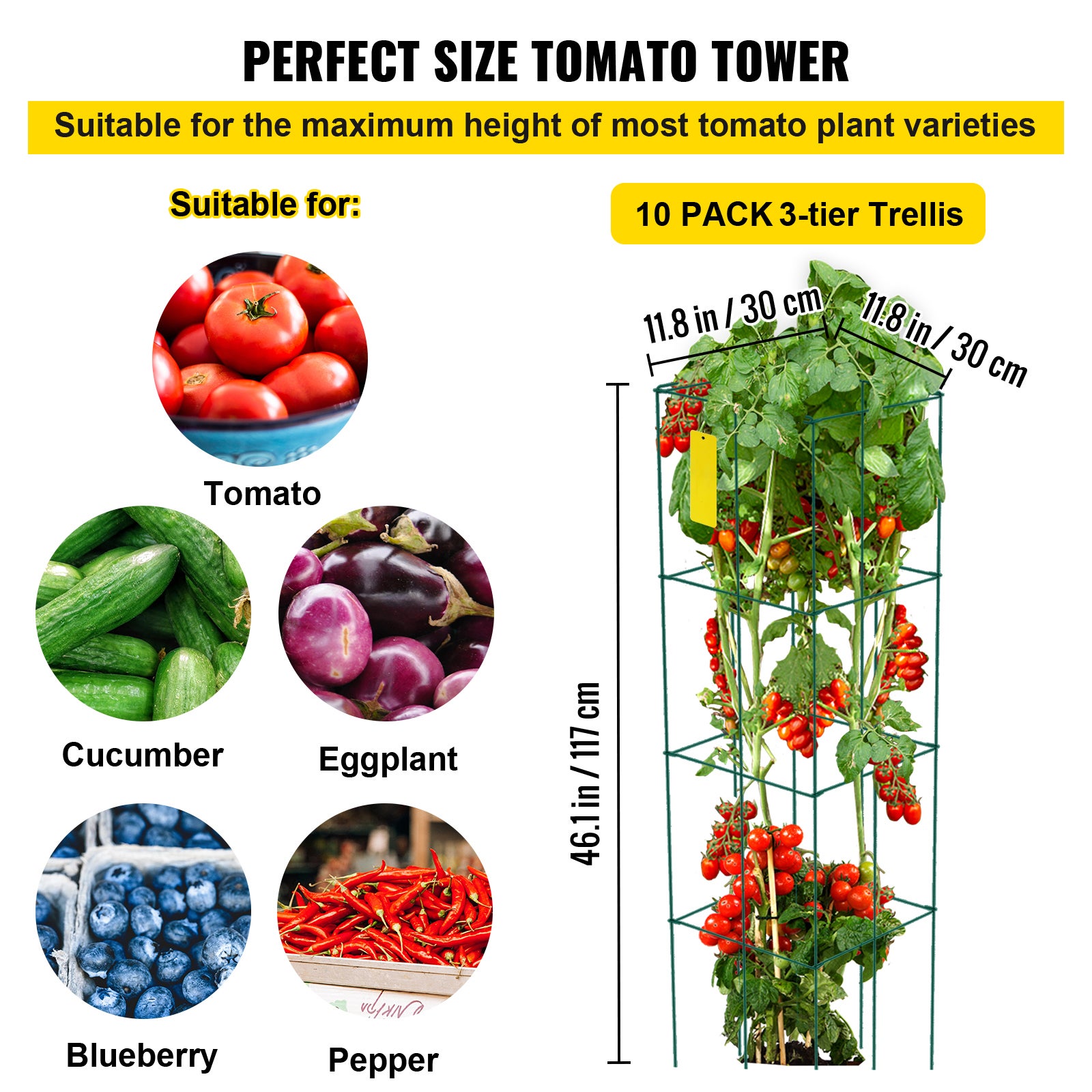 Cages tomates SucceBuy 11,8