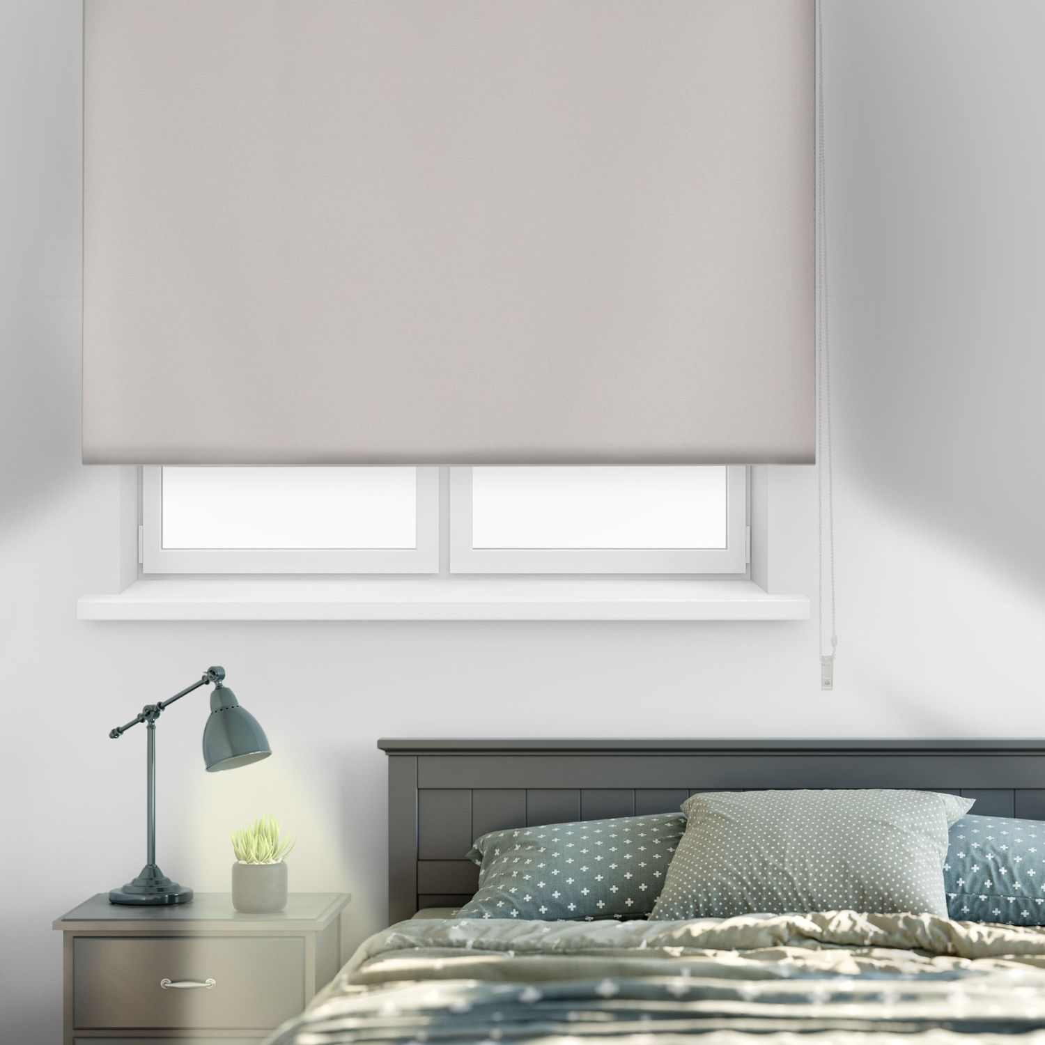 ECOMMERC3 | Tenda a Rullo Coprente Oscurante Termica misura 160x230 - Tessuto Isolante Freddo/Calore misura 157x225 - 4