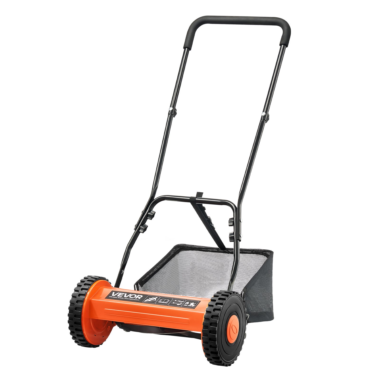 Tosaerba manuale VEVOR, 400 mm, 5 lame in acciaio, senza motore ...