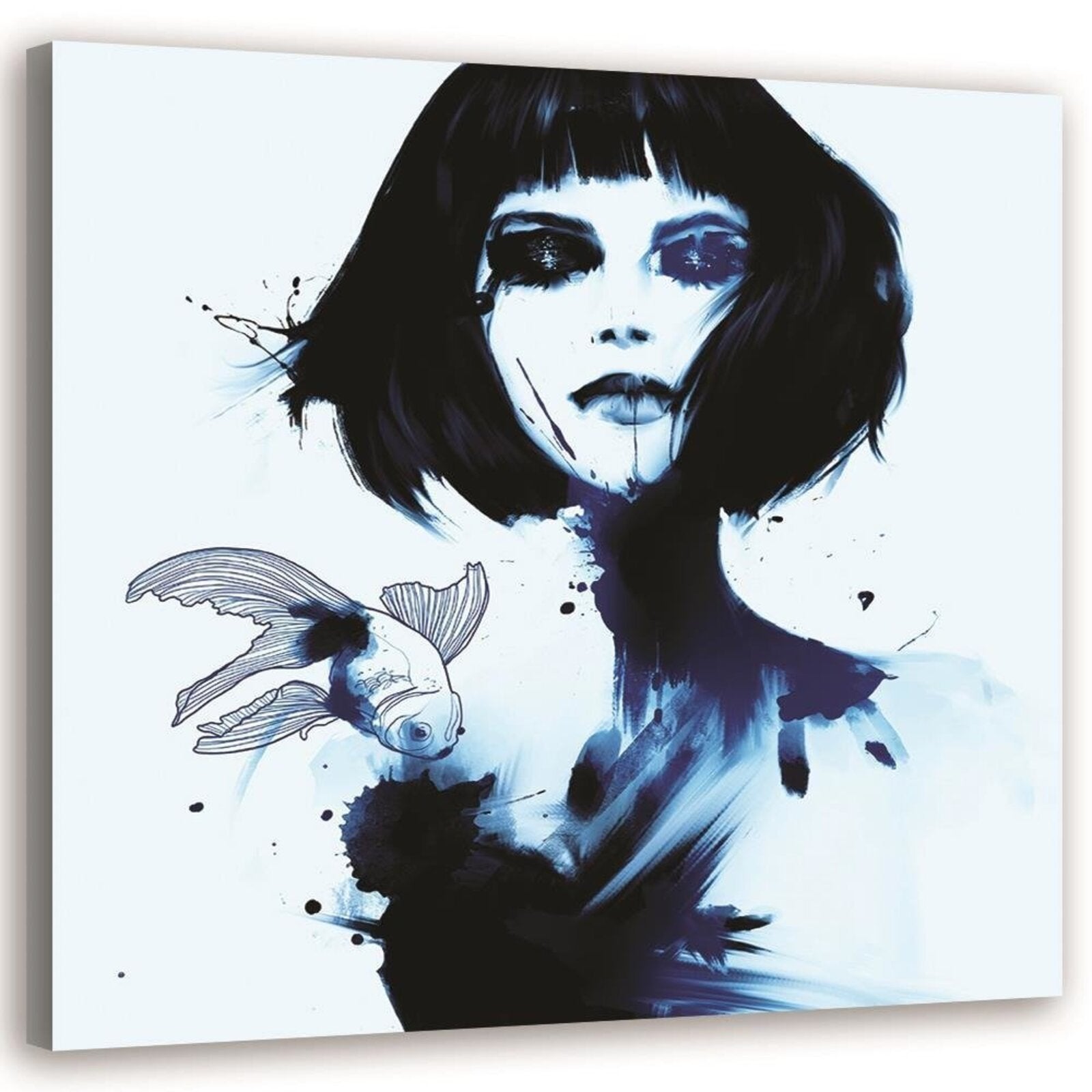 Tableau la femme et le poisson Leroy Merlin