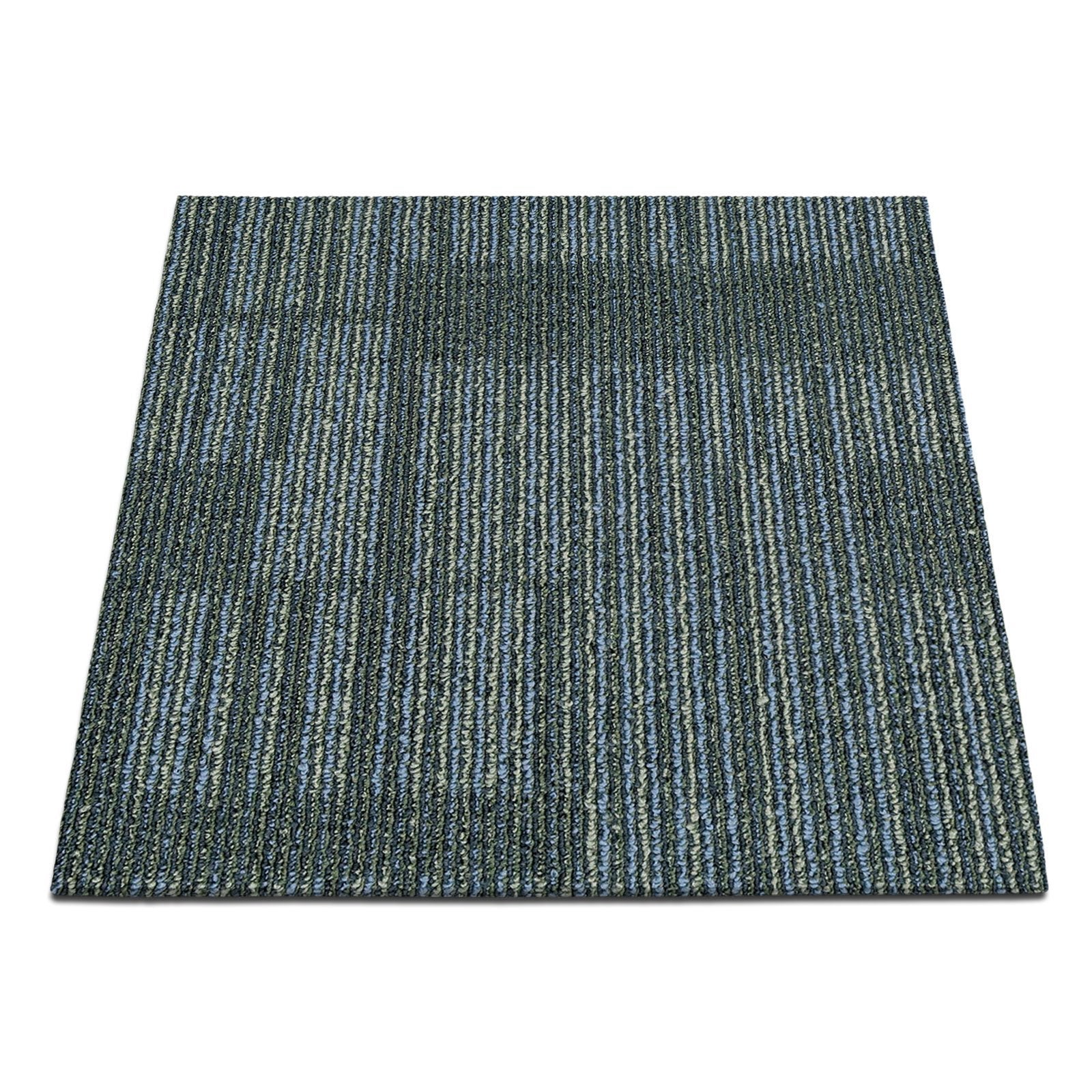 Dalles de moquette avec motifs, Autoposantes, Linz, Beige-gris, 50 x 50 cm - 3