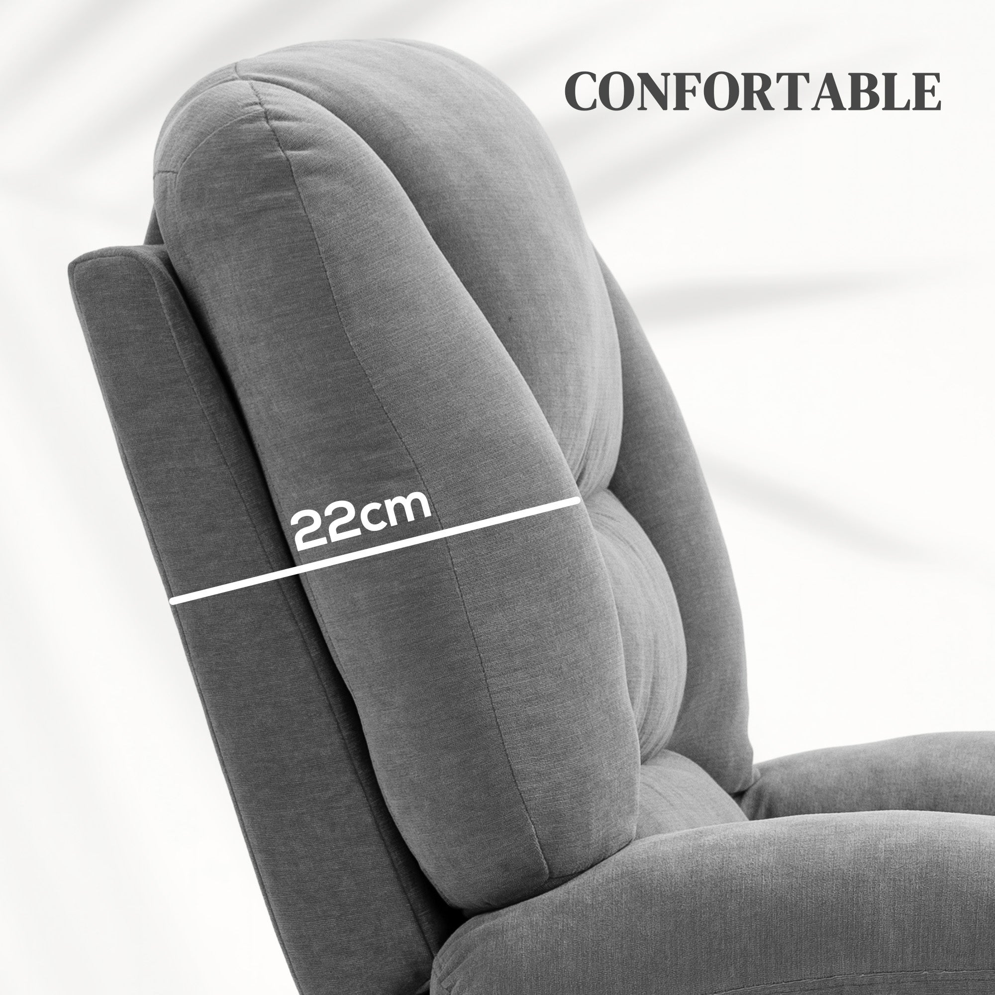 Fauteuil releveur électrique polyester 1 place HOMCOM - 7