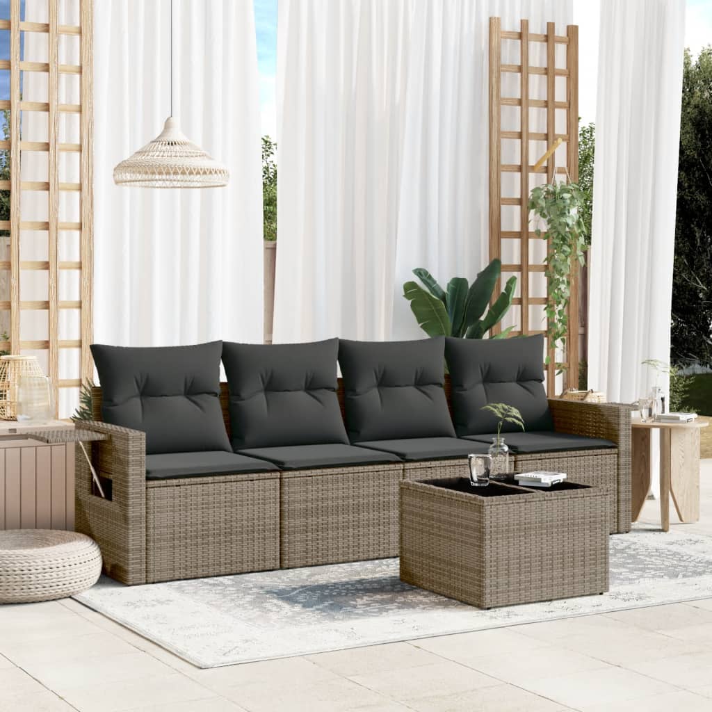 VIDAXL - Set Divani Da Giardino 8 Pz Con Cuscini Massello Di Pino Bianco
