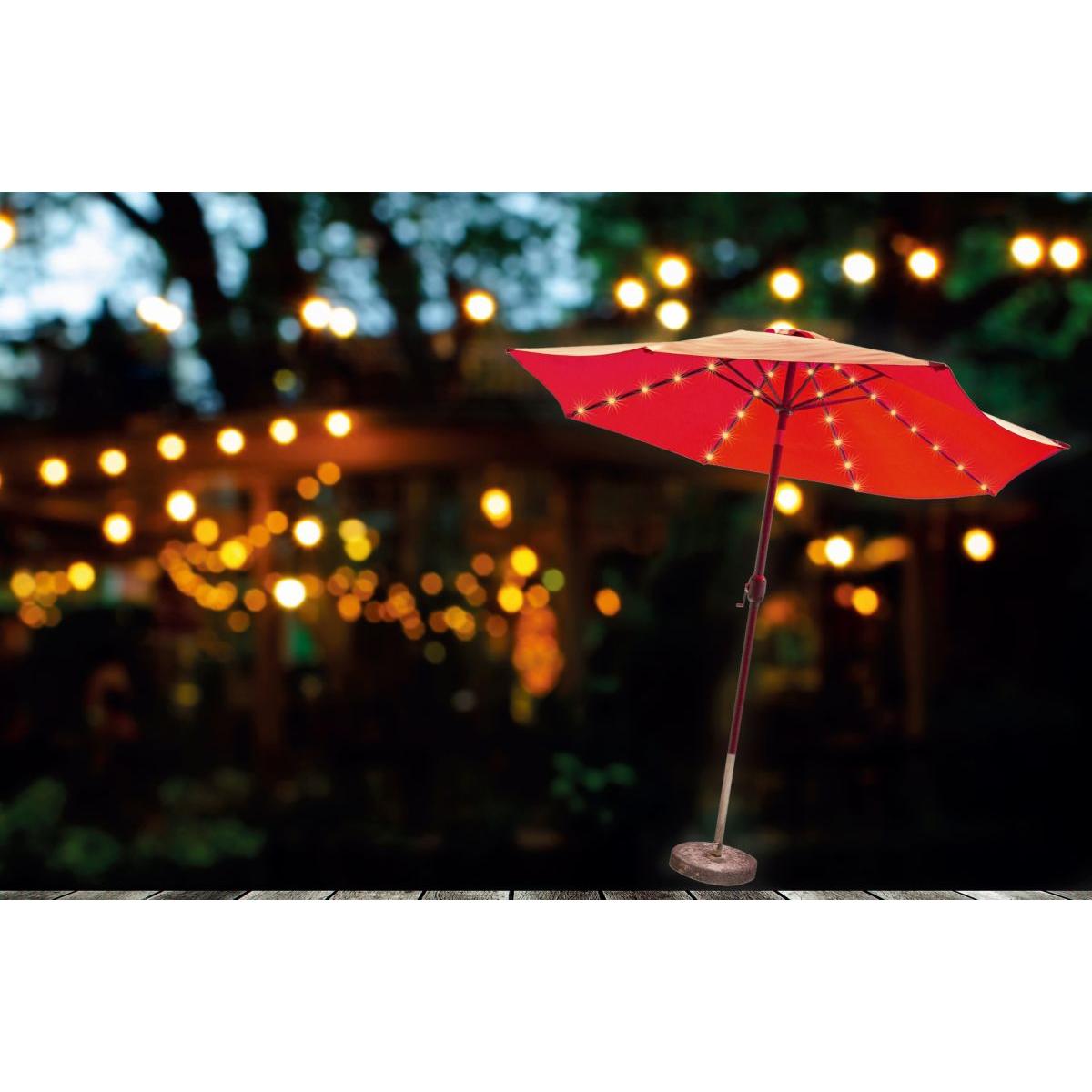 Oświetlenie solarne saska-garden do parasoli 72 LED kabel 5m - 6
