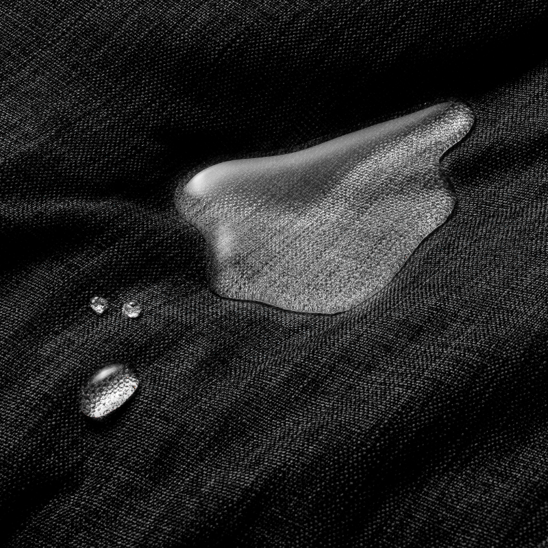 Coussins palette lot en polyester BANANAIR 120x80x15 cm noir - 5