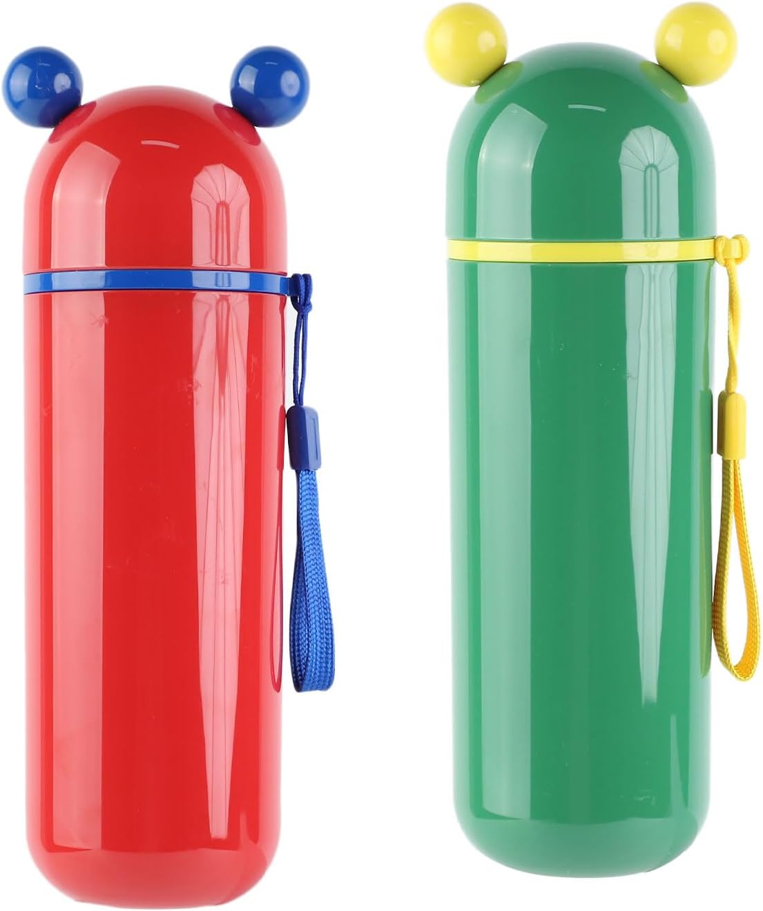 Zestaw 2 szczoteczek do zębów podróżnych, przenośne etui na szczoteczkę podróżną, odpowiednie na kemping, w podróży, do domu i szkoły, dla mężczyzn i