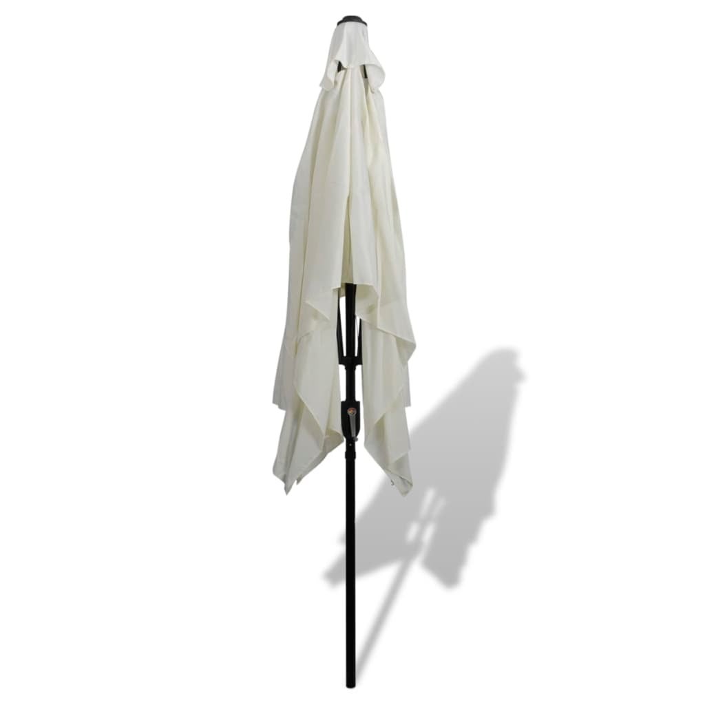 Parasol 200x300 Blanc sable Rectangulaire - 3