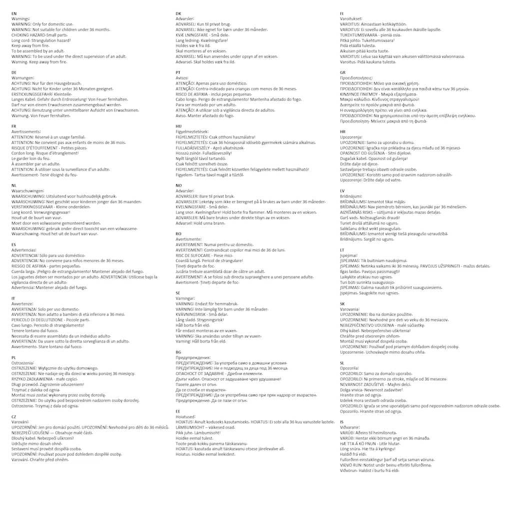 Tente de jeu pour enfants Multicolore 338x123x111 cm - 9