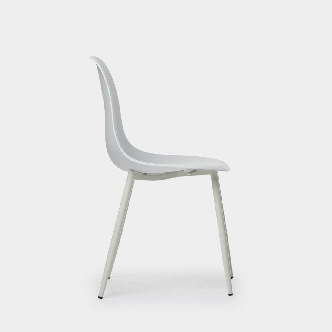 Sedia in polipropilene bianco Nina - 3