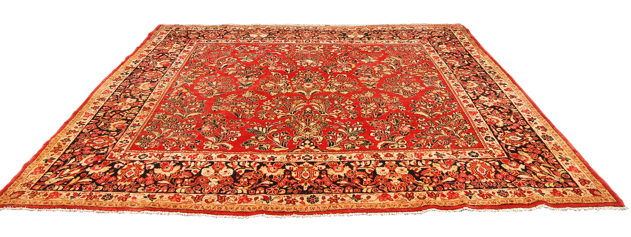 Oryginalny ręcznie tkany dywan orientalny, wymiary: 278x250 cm z certyfikatem autentyczności