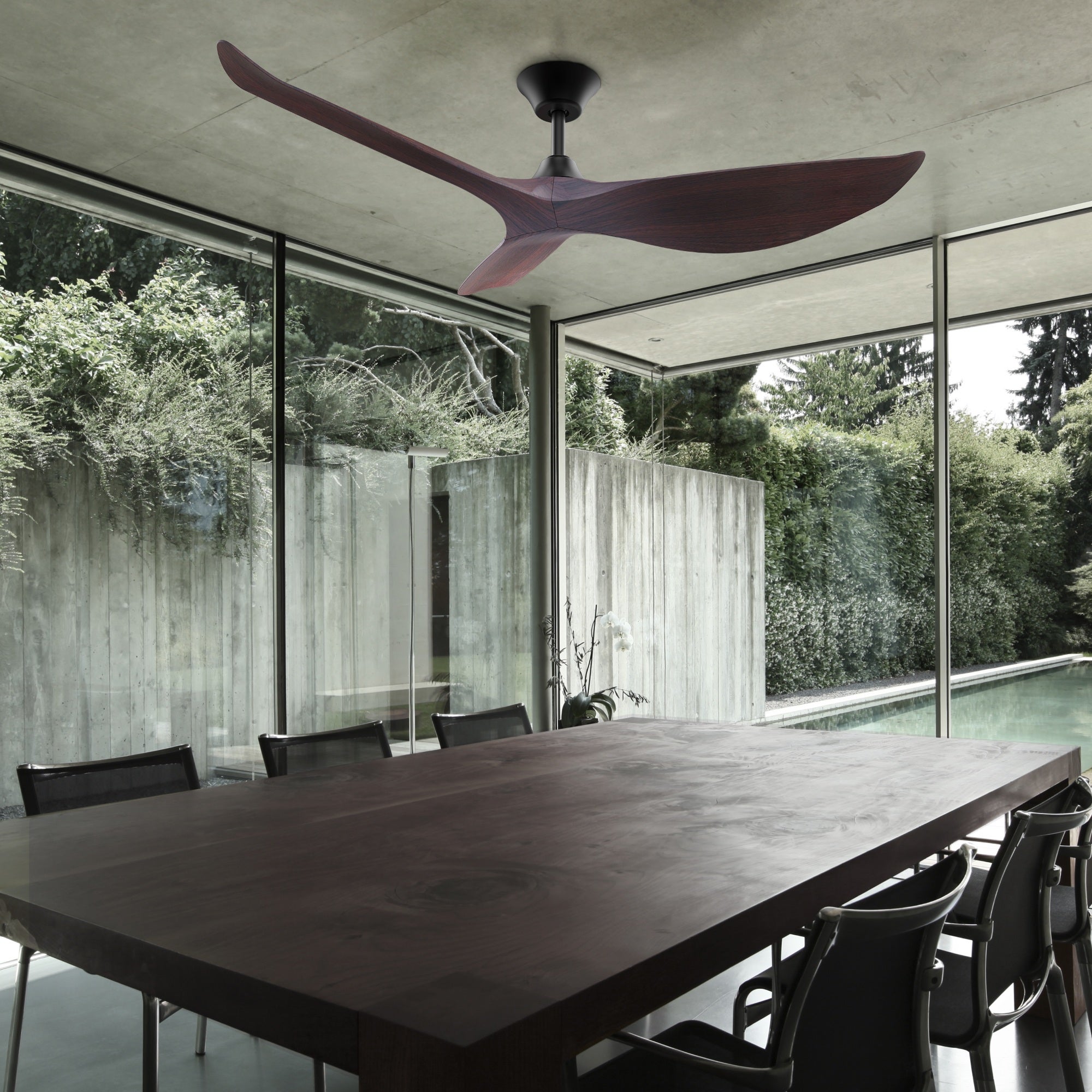 Ventilateur de Plafond 127cm DC Marron Python - 4