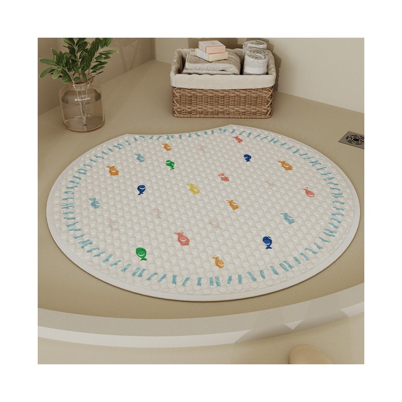 Mata antypoślizgowa do wanny i pod prysznic, 55x55cm, antypoślizgowa, do masażu stóp