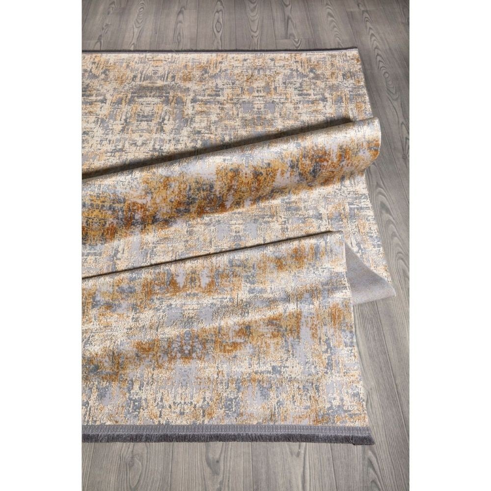 Tappeto antiscivolo Ada 160x230 colore terra superficie lucida - 2