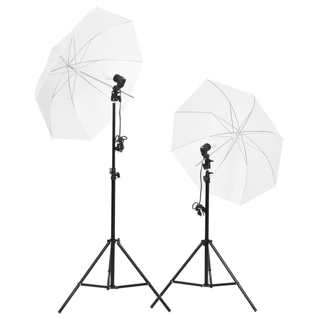 Kit de estudio fotográfico con set de luces, fondo y reflector cfw75636