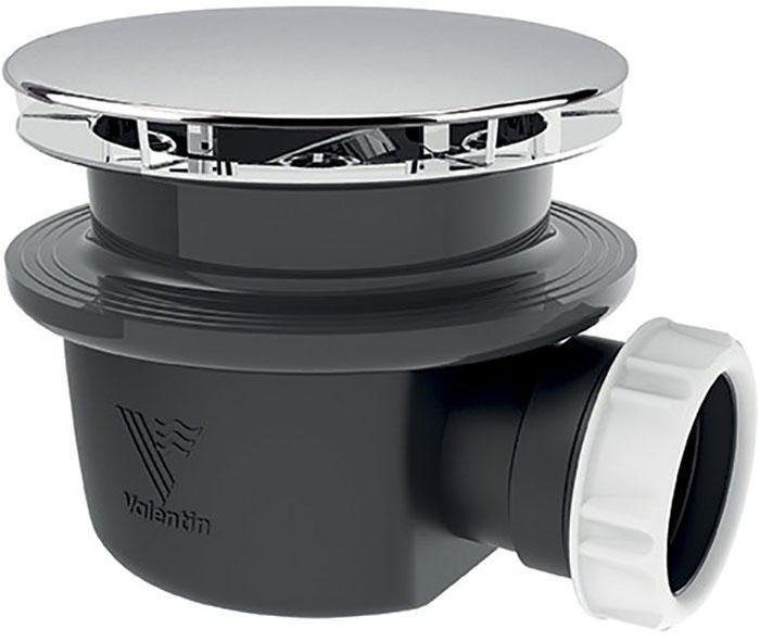 Sumidero receptor extraplano ø90mm, minime, tapa metálica cromada ø116mm, h. 60mm