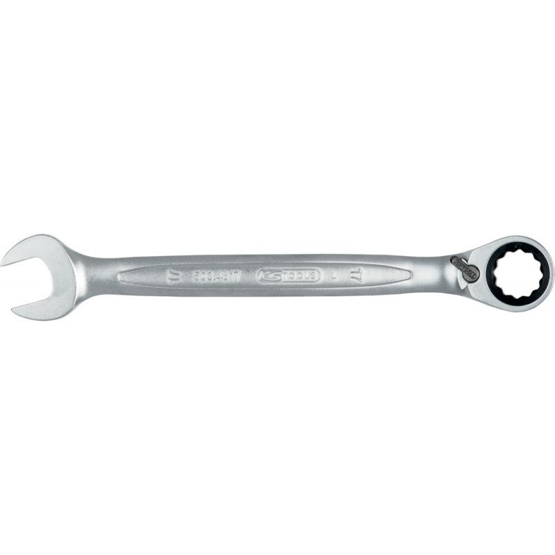 KS TOOLS GEARplus Klucze płasko-oczkowe grzechotkowe z przełącznikiem 7 mm - 503.4607