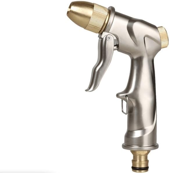 Metalowy pistolet natryskowy, dysza wysokociśnieniowa 4 tryby, do roślin, trawnika, samochodu, tarasu i zwierząt