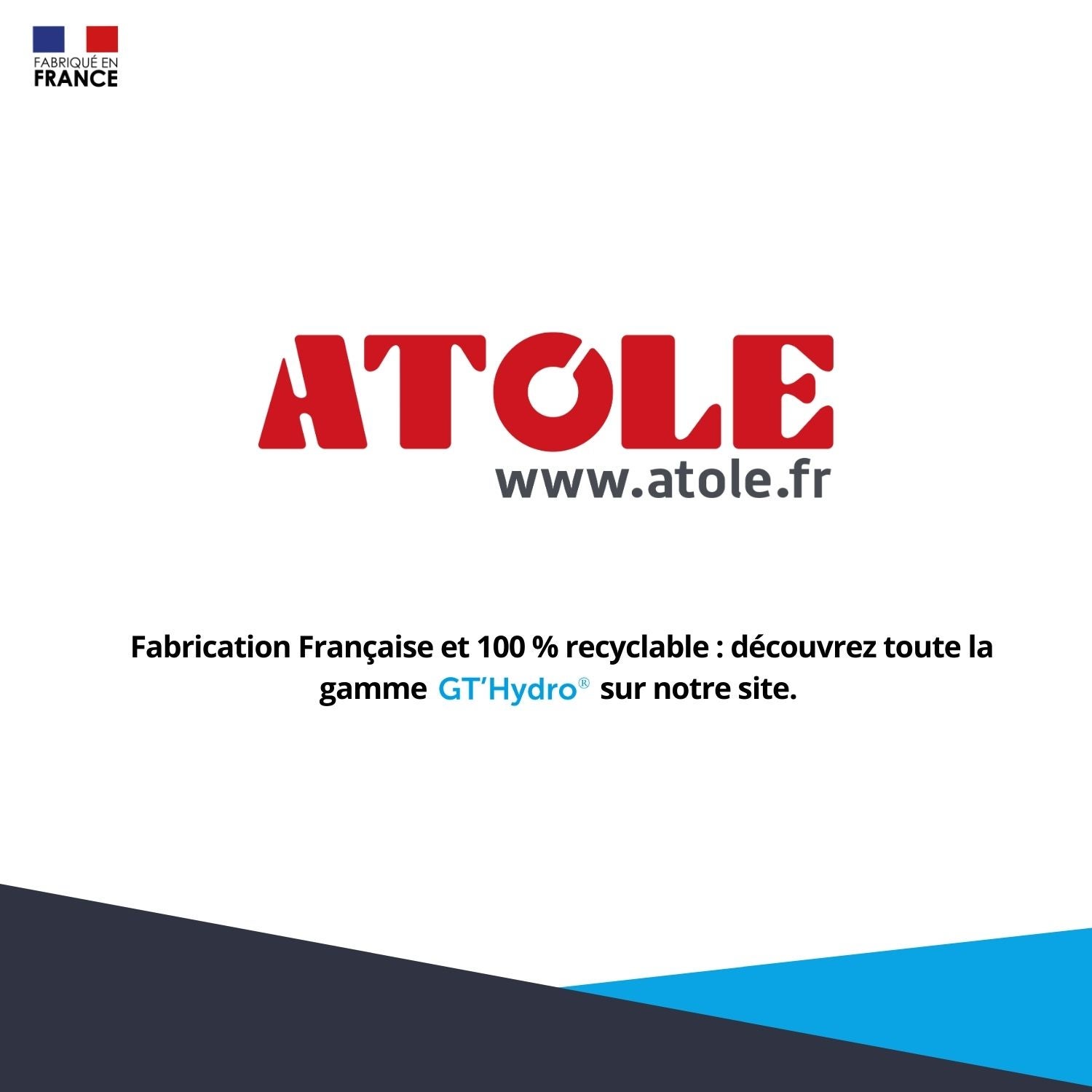 Cache nourrice plomberie ATOLE en acier Blanc - Largeur fixe - Taille 1 : 450 x 450 x 150 mm - 9