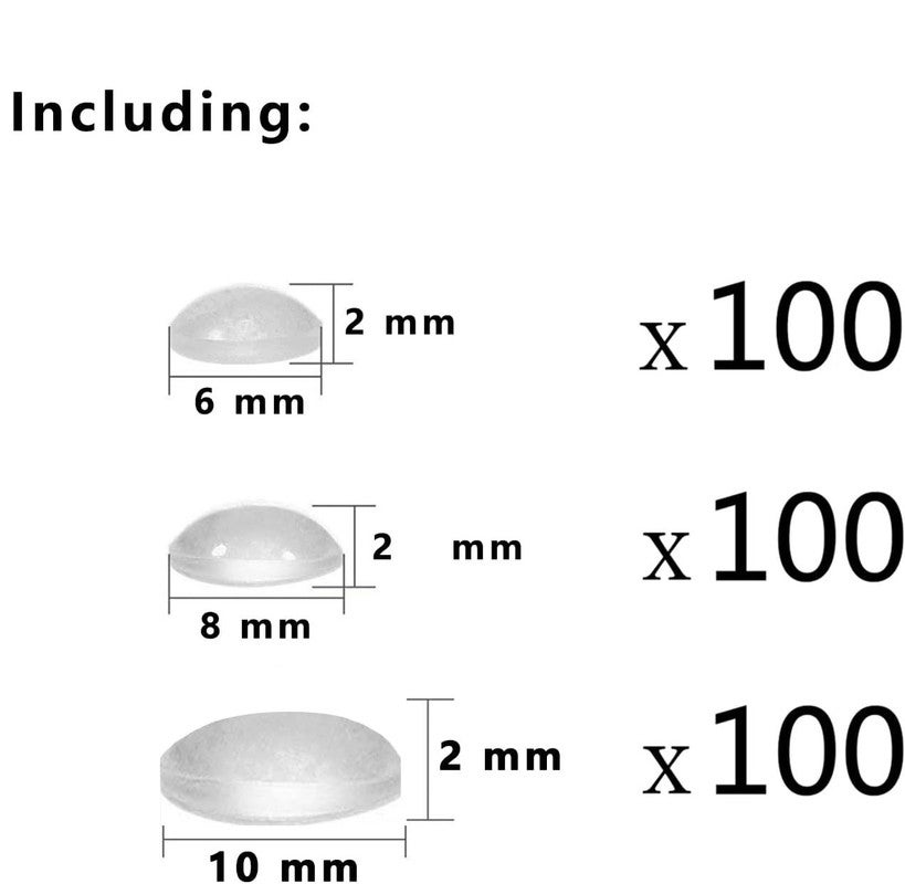 Tampons De Meubles En Silicone Auto-adhésifs, 30 à 100 Pièces, Pare-chocs D'armoire, Tampon D'amortissement En Caoutchouc, Coussin De Protection, Quincaillerie De Meubles
