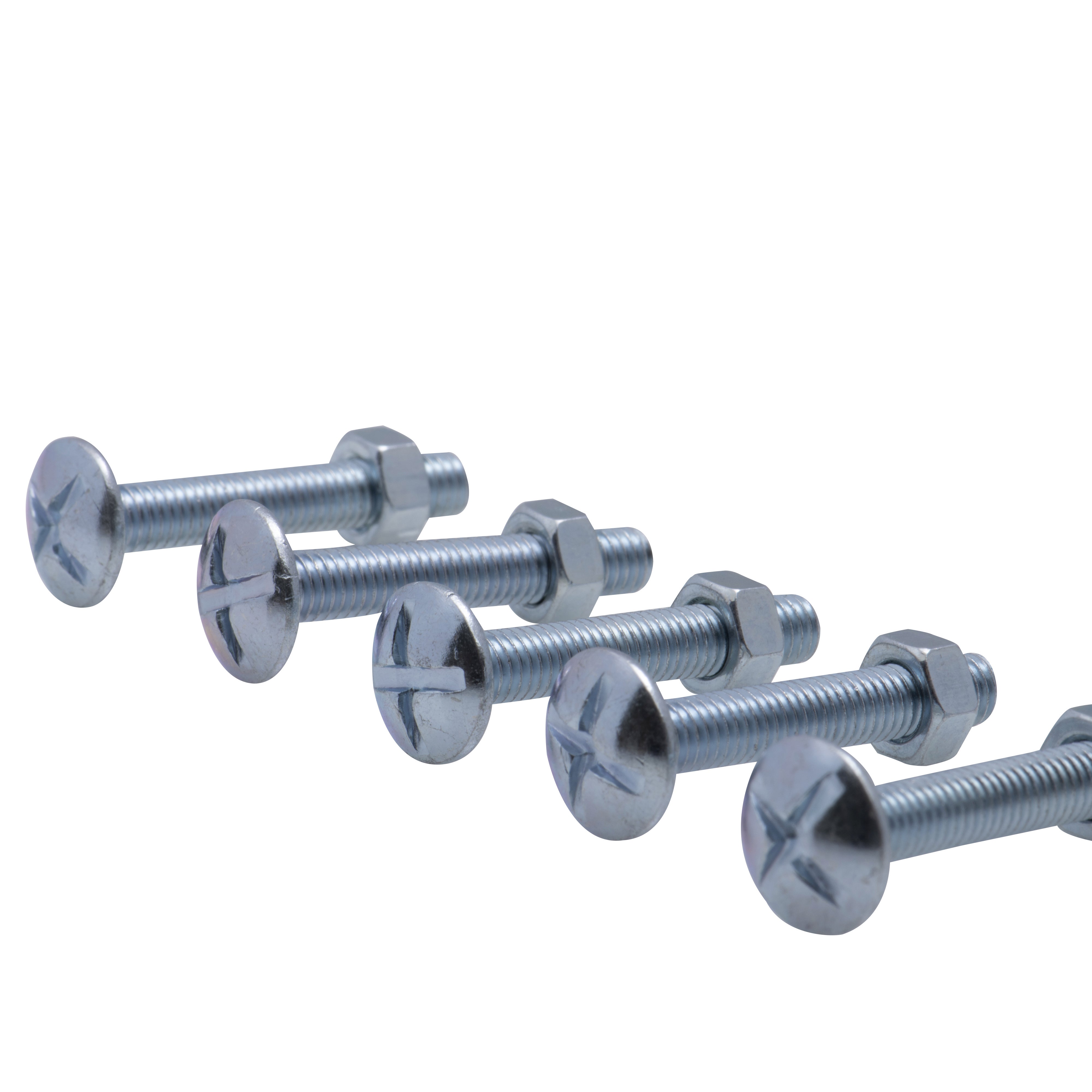 Boulon poêlier zingué Viswood Ø 5x50mm (lot de 12 boulons) - 4