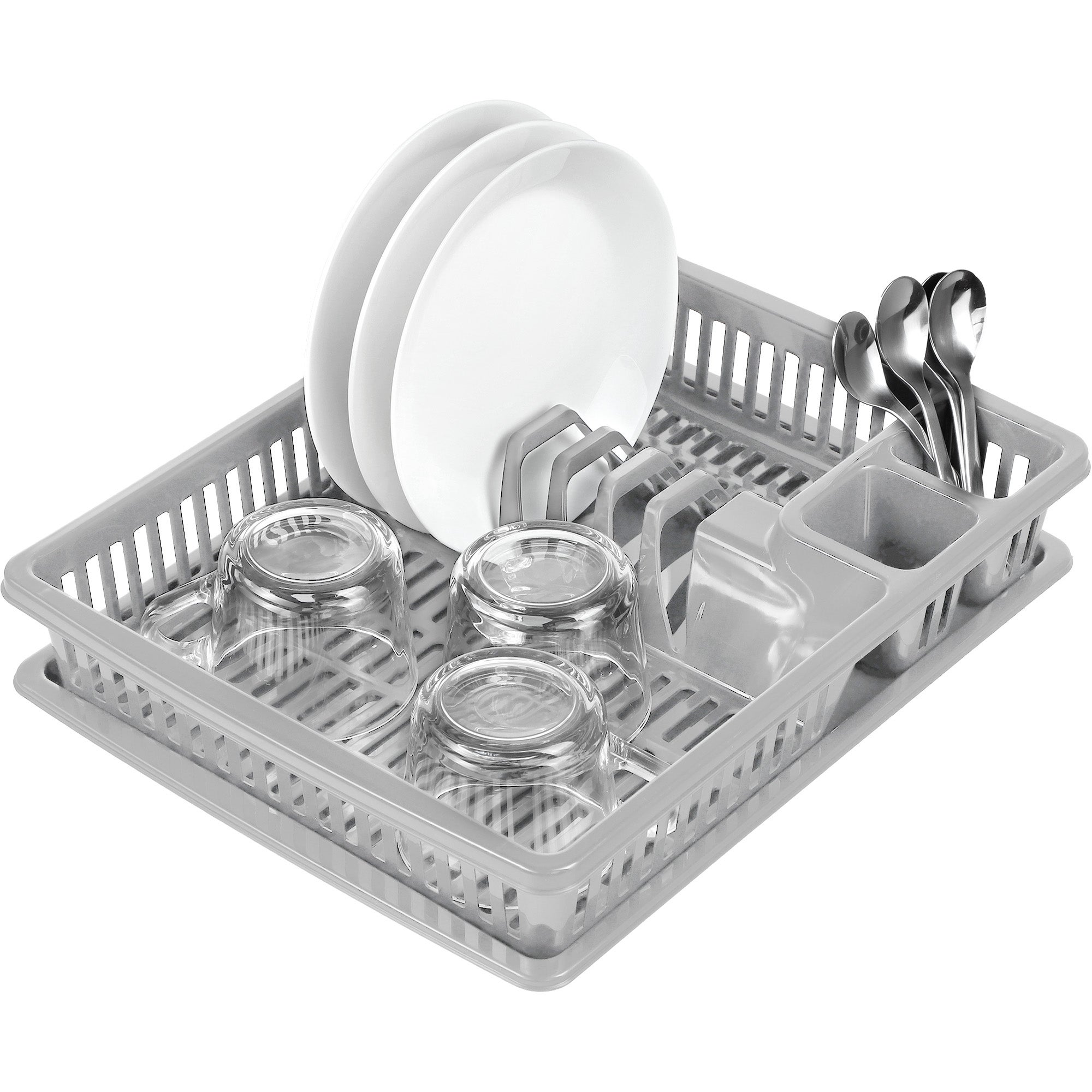 OCIEKACZ SUSZARKA DO NACZYŃ NA SZTUĆCE MAŁA JEDNOPOZIOMOWA PLASTIKOWA 38cm