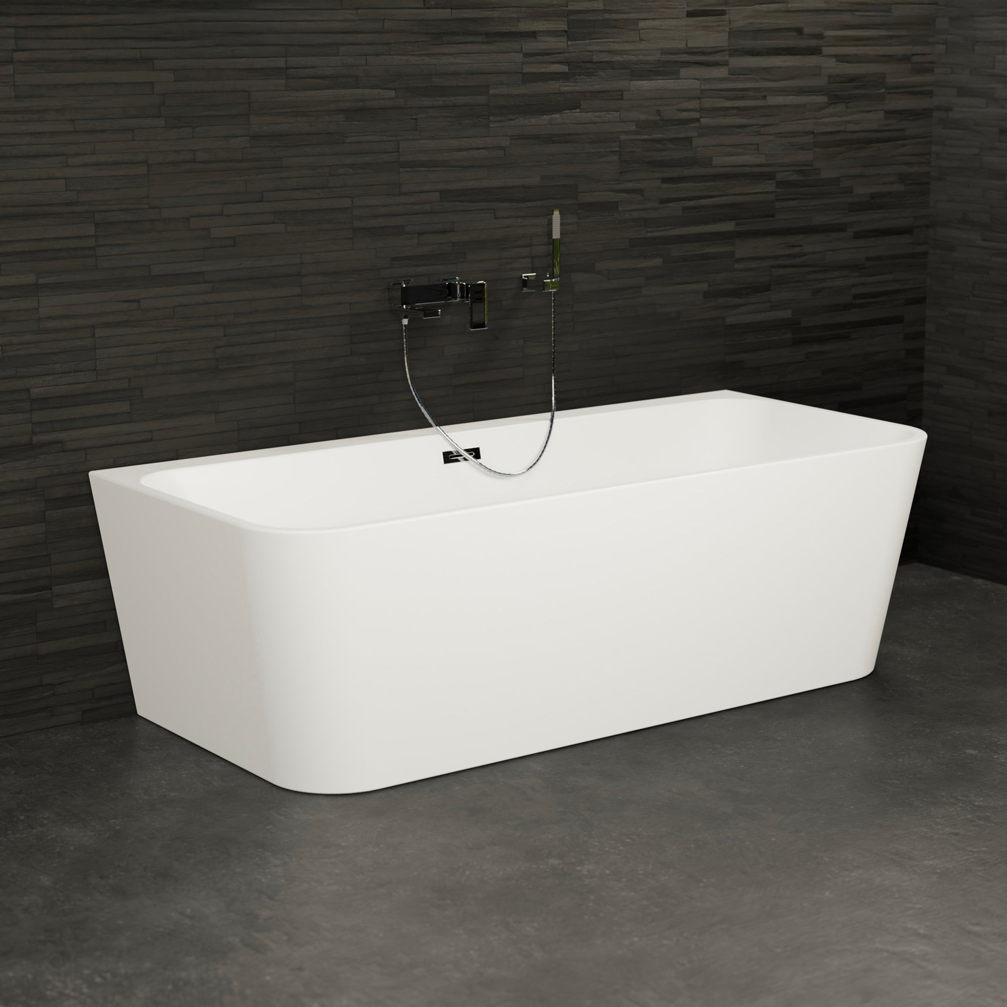 Baignoire Ilot Mint 180 blanche 180 x81 x57 cm, by SPALINA - 5