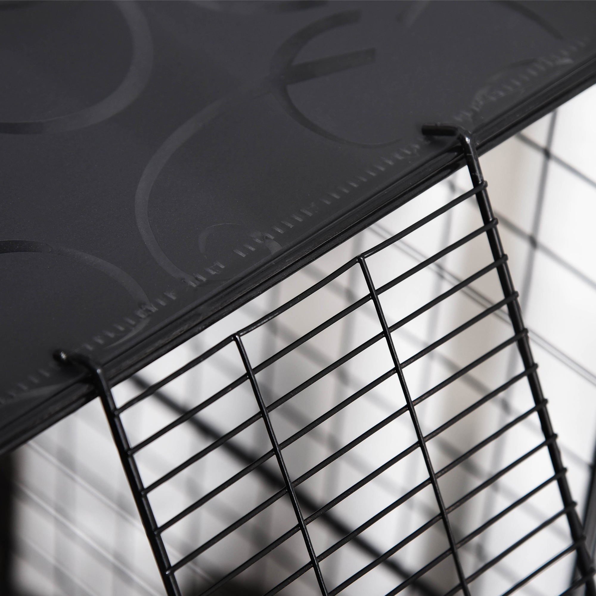 Recinto para Animais de Estimação PawHut Metal e PP 70x70x105 cm - 5
