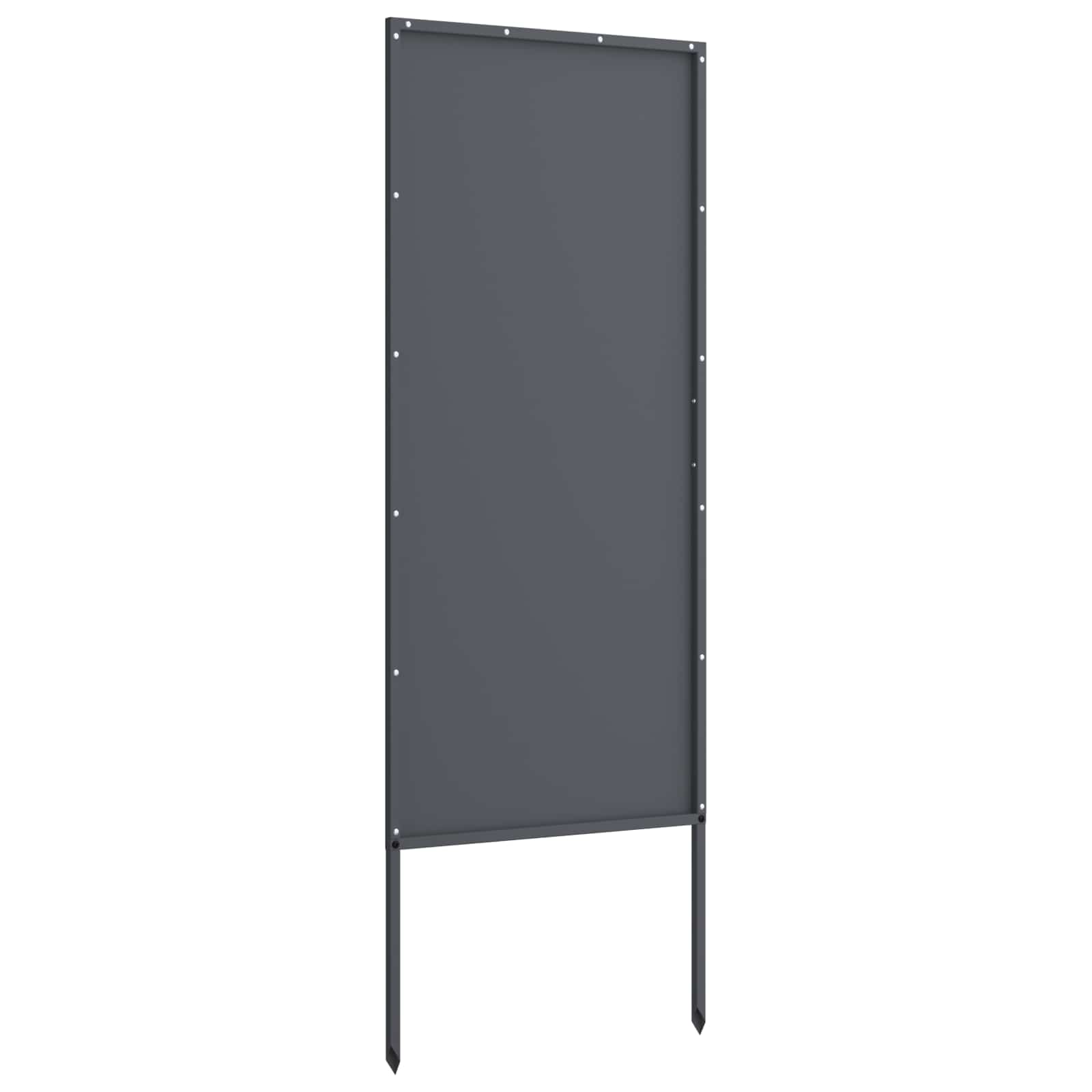 Écran de confidentialité de jardin Anthracite 50 x 140 cm vidaXL - 4
