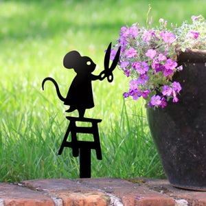 Pali decorativi da giardino, sagoma di fata in metallo per cantieri e arti per esterni, decorazione primaverile