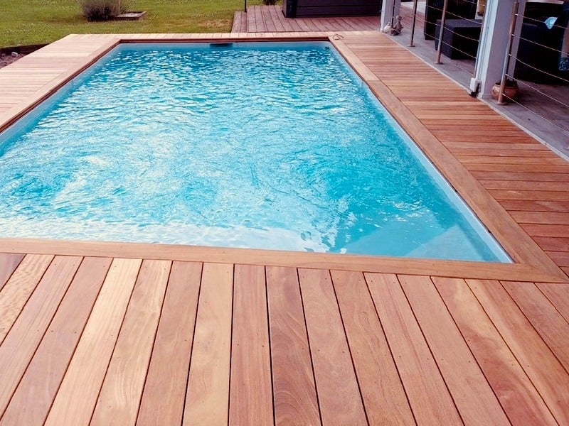 lame de terrasse en bois exotique CUMARU 21*145*950mm gamme Biscarrosse - 2