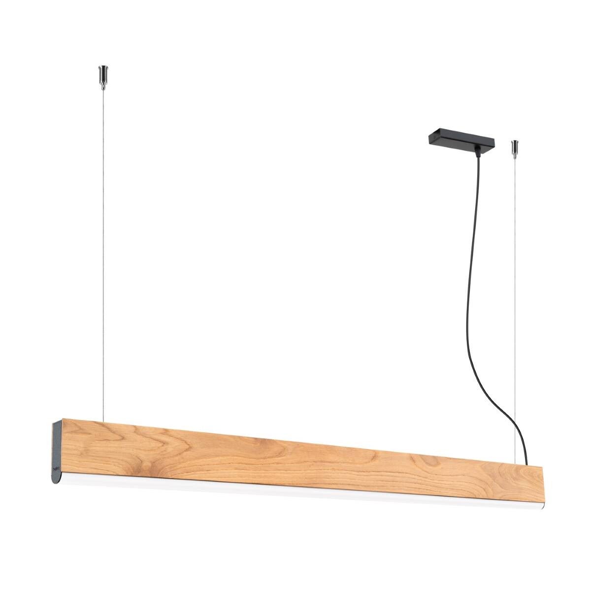 Lampa wisząca LYKKE LED 29W Ciepła biel 2914lm dąb wym:150x120x3,5cm Thoro Lighting