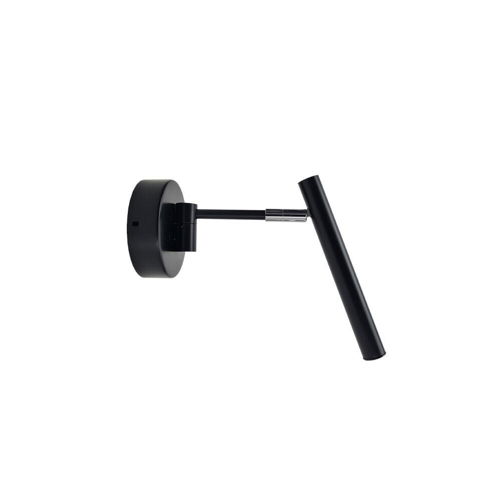 Kinkiet ścienny Kosame czarny 1xG9x2.5W styl minimalistyczny wym: 18 x 10 x 16 cm aluminium IP20 Shilo