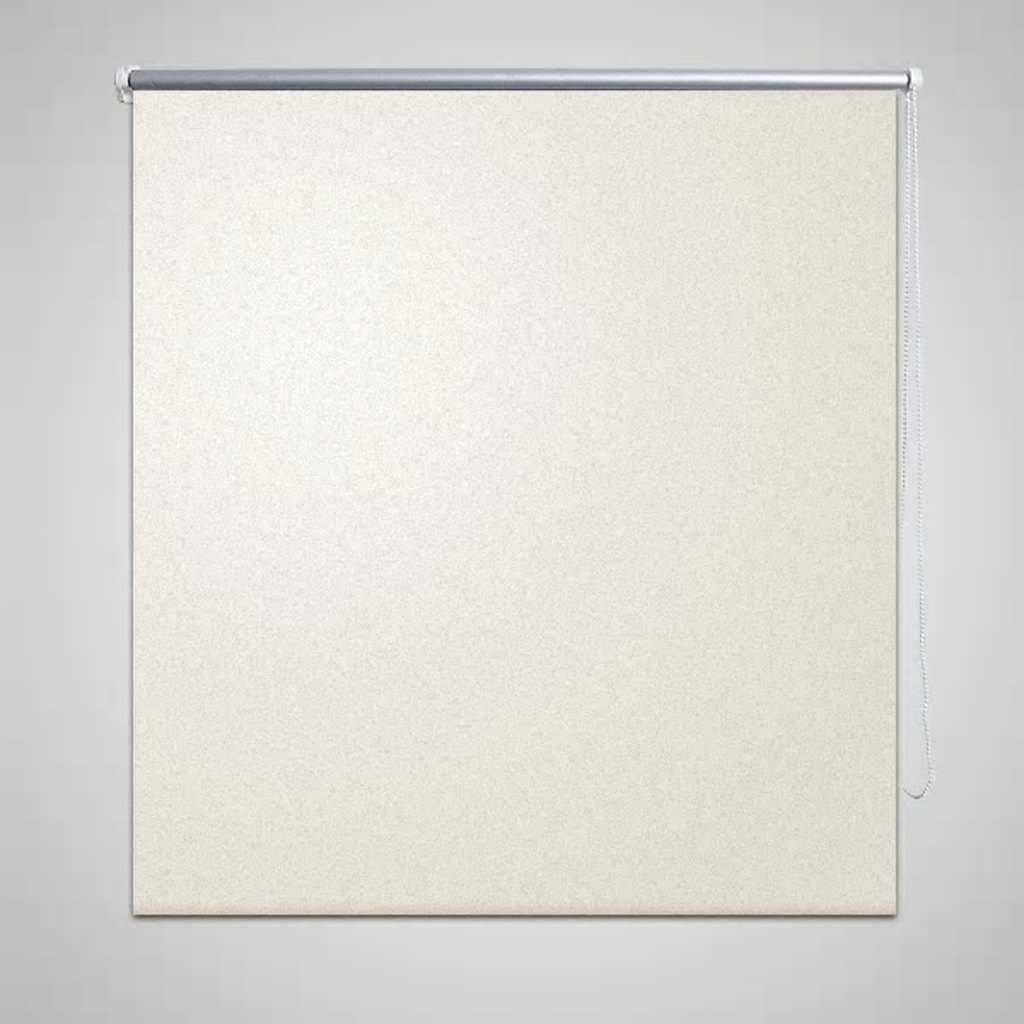 Roleta zaciemniająca 104,4x230 cm Szerokość tkaniny 100 cm ecru vidaXL