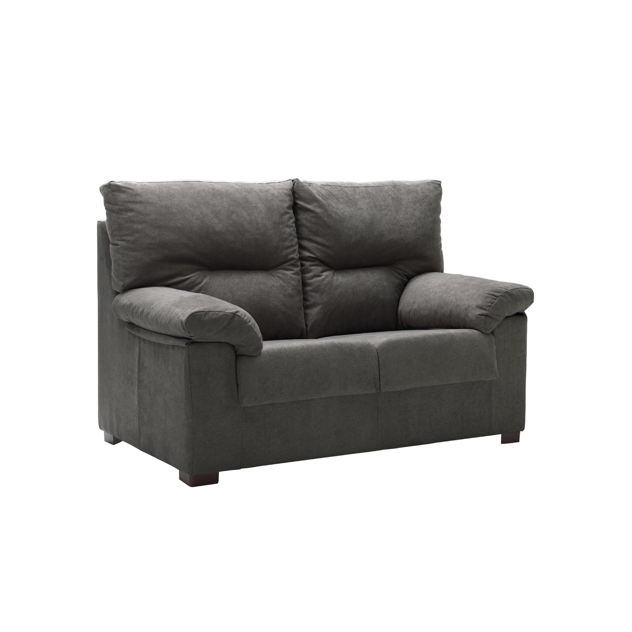 Sofa odin 2 plazas 145x89 cm tejido con sistema acualine desenfundable gris marengo tanuk