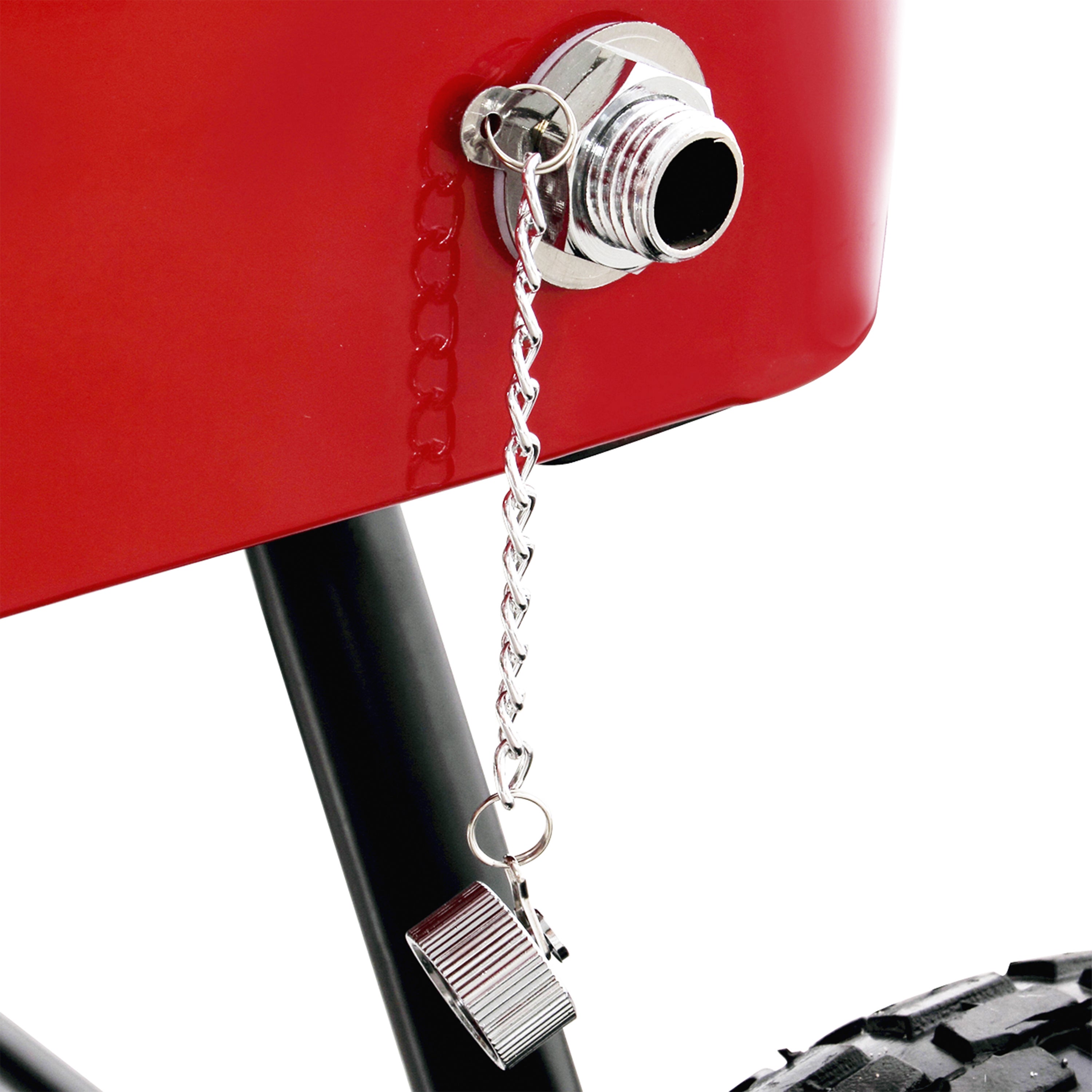 AXI Retro Cooler Rouge | Réfrigérateur de boissons mobile pour l’extérieur / le jardin | Glacière 76 litre - 2