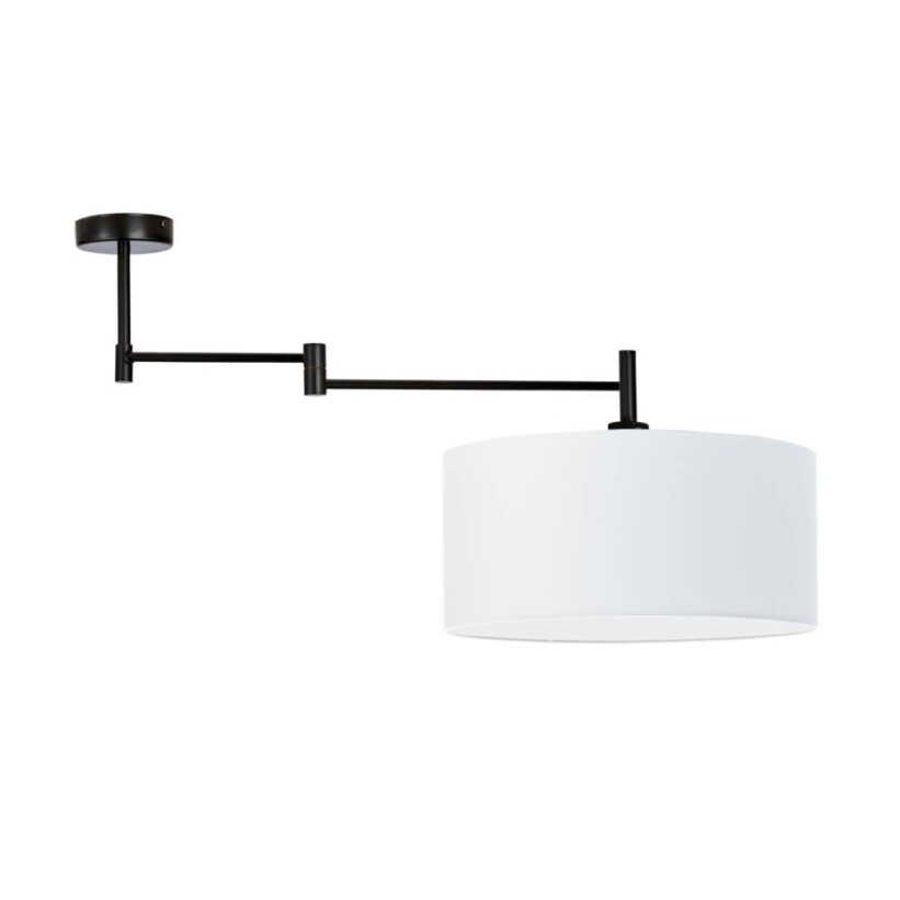 Lampa wisząca przegubowa sufitowa regulowana z abażurem walec BLUES PRZEGUB